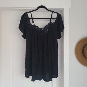 La Vie En Rose Aqua Black Cover Up